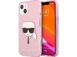Karl Lagerfeld Klhcp13Skhtuglp Iphone13 Mini 5,4 RóżOwy/Pink Hardcase Glitter Karl's Head