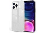 Nalia Robusta Custodia Glitter Per Iphone 13 Pro Max, Custodia Protettiva Antiurto Glitter Lucido Custodia In Silicone Rinforzato Argento