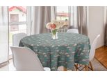 Abakuhaus Tovaglia Rotonda Wolken, Fantasy World, Tovaglia Circolare Per Sala Da Pranzo, Decorazione Per Cucina, 150 Cm, Blu Grigio Multicolore