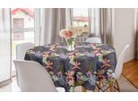 Abakuhaus Tovaglia Rotonda Esotica, Aloha Botanical Flourishes, Tovaglia Circolare Per Sala Da Pranzo E Cucina, 150 Cm, Multicolore