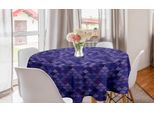 Abakuhaus Tovaglia Rotonda Mermaid Tail, Squame Nei Toni Del Viola, Tovaglia Circolare Per Sala Da Pranzo, Decorazione Cucina, 150 Cm, Multicolore