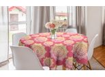 Abakuhaus Tovaglia Rotonda Orientale, Mandala, Tovaglia Circolare Per Sala Da Pranzo, Decorazione Per Cucina, 150 Cm, Rosa Pastello Calendula