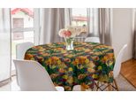 Abakuhaus Tovaglia Rotonda Clown, Pesci Tropicali Con Stile Reef, Tovaglia Circolare Per Sala Da Pranzo, Decorazione Cucina, 150 Cm, Multicolore