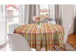 Abakuhaus Tovaglia Rotonda Astratta, Linee Grunge Moderne Vivaci, Tovaglia Circolare Per Sala Da Pranzo E Decorazione Della Cucina, 150 Cm, Multicolore