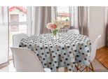 Abakuhaus Tovaglia Rotonda Dai Colori Tenui, Quadrati Piccoli E Grandi, Tovaglia Circolare Per Sala Da Pranzo, Decorazione Per Cucina, 150 Cm, Multicolore