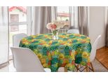 Abakuhaus Tovaglia Rotonda Per Asilo, Divertente Motivo Con Mostri Spaventosi, Tovaglia Circolare Per Decorare La Sala Da Pranzo E La Cucina, 150 Cm, Multicolore