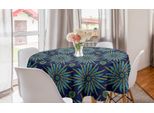 Abakuhaus Tovaglia Rotonda Astratta, Zipfel Sonne Summer Vibes, Tovaglia Circolare Per Sala Da Pranzo, Decorazione Cucina, 150 Cm, Quarzo Multicolore