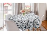 Abakuhaus Entomologia Tovaglia Rotonda, Spring Time Butteflies, Tovaglia Circolare Per Sala Da Pranzo Decorazione Cucina, 150 Cm, Multicolore