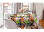 Abakuhaus Tovaglia Rotonda, Foglie Autunnali Semplici, Tovaglia Circolare Per Sala Da Pranzo, Decorazione Per Cucina, 150 Cm, Multicolore