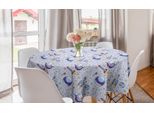 Abakuhaus Tovaglia Rotonda Space, Razzi E Pianeti Artistici, Tovaglia Circolare Per Sala Da Pranzo E Cucina, 150 Cm, Multicolore Viola Pastello