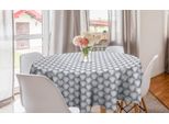 Abakuhaus Tovaglia Rotonda Astratta, Motivi Geometrici, Tovaglia Circolare Per Sala Da Pranzo, Decorazione Per Cucina, 150 Cm, Multicolore