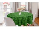 Abakuhaus Tovaglia Rotonda Botanica, Motivo Fogliame, Tovaglia Circolare Per Sala Da Pranzo E Cucina, 150 Cm, Verde Felce Smeraldo