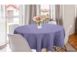 Abakuhaus Tovaglia Rotonda Infantile, Arte Little Stars Pastello, Tovaglia Circolare Per Sala Da Pranzo, Decorazione Cucina, 150 Cm, Viola Turchese Rosa