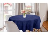 Abakuhaus Tovaglia Rotonda Cielo Blu, Nuvole Frizzanti E Soffici, Tovaglia Circolare Per Sala Da Pranzo, Decorazione Cucina, 150 Cm, Lavanda Scuro Blu Scuro