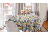 Abakuhaus Tovaglia Rotonda Vintage, Bellezza Floreale Sposa, Tovaglia Rotonda Per Sala Da Pranzo, Decorazione Cucina, 150 Cm, Multicolore
