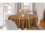 Abakuhaus Tovaglia Rotonda Africana, Astratta, Tovaglia Circolare Per Sala Da Pranzo, Decorazione Per Cucina, 150 Cm, Multicolore
