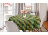 Abakuhaus Tovaglia Rotonda Etnica, Folk Mutter, Tovaglia Circolare Per Sala Da Pranzo, Decorazione Cucina, 150 Cm, Multicolore