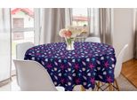 Abakuhaus Tovaglia Rotonda Navy E Blush, Vita Nautica, Tovaglia Circolare Per Sala Da Pranzo, Decorazione Cucina, 150 Cm, Multicolore