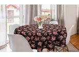 Abakuhaus Tovaglia Rotonda Rosa, Corsetto Vintage Antico, Tovaglia Circolare Per Sala Da Pranzo, Decorazione Per Cucina, 150 Cm, Multicolore