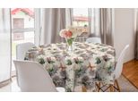 Abakuhaus Tovaglia Rotonda Con Farfalle, Animali Dai Colori Tenui, Tovaglia Circolare Per Decorare La Sala Da Pranzo E La Cucina, 150 Cm, Multicolore