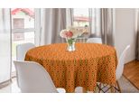 Abakuhaus Tovaglia Rotonda Africana, Motivi Orientali Antichi, Tovaglia Circolare Per Sala Da Pranzo, Decorazione Cucina, 150 Cm, Multicolore