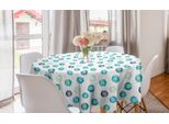 Abakuhaus Tovaglia Rotonda, Forme Rotonde, Colori Pastello, Tovaglia Circolare Per Sala Da Pranzo, Decorazione Cucina, 150 Cm, Multicolore
