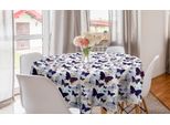 Abakuhaus Tovaglia Rotonda Con Farfalle, Colori Pastello, Tovaglia Circolare Per Sala Da Pranzo, Decorazione Per Cucina, 150 Cm, Multicolore