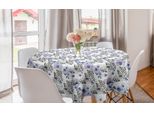 Abakuhaus Tovaglia Rotonda Safari, Leopardi Con Fiori, Tovaglia Circolare Per Sala Da Pranzo, Decorazione Cucina, 150 Cm, Multicolore