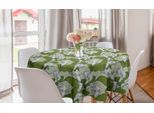 Abakuhaus Tovaglia Rotonda Verde E Bianca, Calle, Tovaglia Circolare Per Sala Da Pranzo, Decorazione Per Cucina, 150 Cm, Verde Oliva, Verde Chiaro