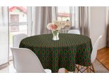 Abakuhaus Tovaglia Rotonda Afghana, Forme Colorate, Tovaglia Circolare Per Sala Da Pranzo, Decorazione Per Cucina, 150 Cm, Multicolore