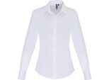 Premier - Camicetta Da Donna A Maniche Lunghe RW6588 (M) (Bianco)