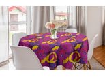 Abakuhaus Tovaglia Rotonda Colorata, Poppy Meadow, Tovaglia Circolare Per Sala Da Pranzo, Decorazione Per Cucina, 150 Cm, Multicolore