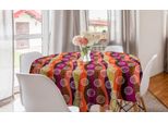 Abakuhaus Tovaglia Rotonda, Stile Colorato, Tovaglia Rotonda Per Sala Da Pranzo, Decorazione Per Cucina, 150 Cm, Multicolore