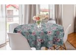 Abakuhaus Tovaglia Rotonda Garden Art, Motivo Naturale, Tovaglia Circolare Per Sala Da Pranzo E Cucina, 150 Cm, Multicolore