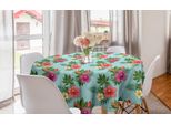 Abakuhaus Hawaii Tovaglia Rotonda, Blooming Der Hibiscus, Tovaglia Circolare Per Sala Da Pranzo Decorazione Cucina, 150 Cm, Multicolore