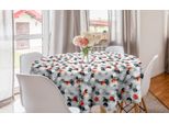 Abakuhaus Tovaglia Geometrica Rotonda, Esagoni E Cubi, Tovaglia Circolare Per Sala Da Pranzo, Decorazione Cucina, 150 Cm, Multicolore