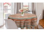 Abakuhaus Tovaglia Rotonda Astratta, Tonalità Pastello Moderne, Tovaglia Circolare Per Decorazione Sala Da Pranzo Cucina, 150 Cm, Multicolore
