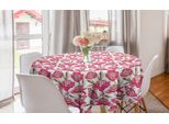 Abakuhaus Tovaglia Rotonda English Garden, Vintage Peony, Tovaglia Circolare Per Sala Da Pranzo, Decorazione Cucina, 150 Cm, Multicolore