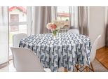 Abakuhaus Tovaglia Rotonda Etnica, Motivo A Foglie, Tovaglia Circolare Per Sala Da Pranzo E Cucina, 150 Cm, Multicolore