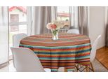 Abakuhaus Tovaglia Rotonda Bohemien, Ornamento Culturale, Tovaglia Circolare Per Sala Da Pranzo, Decorazione Per Cucina, 150 Cm, Multicolore