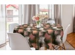 Abakuhaus Tovaglia Rotonda Botanica, Jungle Palm Leaves Art, Tovaglia Circolare Per Sala Da Pranzo E Cucina, 150 Cm, Multicolore