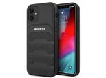 Amg Amhcp12Sgsebk Iphone 12 Mini 5.4 Nero/Nero Custodia Rigida In Pelle Linee In Rilievo