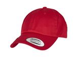 KšIltovka Urban Classics Cappello A Basso Profilo In Cotone Organico Rosso - Uni