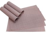 Tovaglietta Elegance Rosa Da 6 Pezzi Come Decorazione Per La Tavola