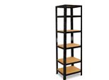 Shelfplaza Black 180X30X30 Cm Scaffale Pesante In Nero Con 6 Ripiani E 145 Kg Di Portata Per Ripiano