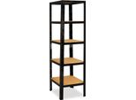Shelfplaza Black 180X30X30 Cm Scaffale Pesante In Nero Con 5 Ripiani E 175 Kg Di Portata Per Ripiano