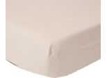 Homescapes Lenzuolo Di Lino Extra Alto Beige, 152 X 198 Cm