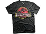 Maglietta Con Logo Distressed Jurassic Park - Media - Nero