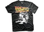 Maglietta Ritorno Al Futuro - Poster Delorean (Schwarz) Xxl