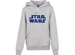 DěTské TričKo Mr. Tee Bambini Star Wars Blue Logo Hoody Grigio Erica - 122/128
